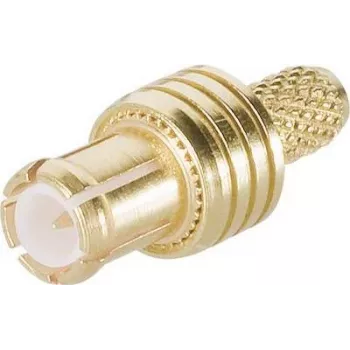 Connecteur droit MCX TELEGÄRTNER 50 Ohm sertir/souder pour RG174/RG188/RG316