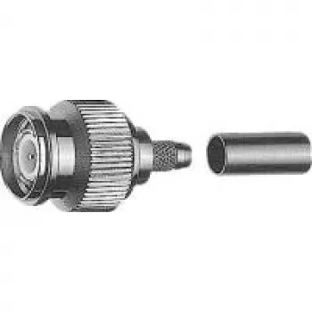 Connecteur TNC mâle à sertir Telegärtner pour RG-142B/U, 50 Ohm, lot de 5 J01010A0000