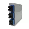 Répartiteur fibre optique sur rail DIN STX Telegärtner, 6x SC duplex monomode, cassette d'épissure 12 fibres, pigtails, prêt à épisser H82050E0002