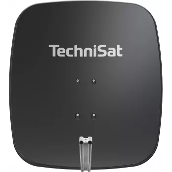 Antenne parabolique SATMAN 65 PLUS TechniSat – 65 cm, gain 35,7 dBi, HDTV, montage sur mât, gris clair