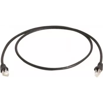 Câble de raccordement Telegärtner Cat 6A S/FTP, 1,5 m, noir L00001A0169