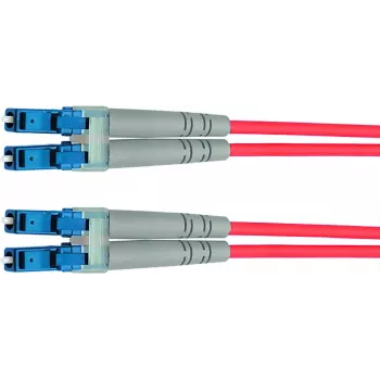 Câble de raccordement fibre optique Telegärtner LC vers LC multimode OM4, 50/125 µm, 3 m