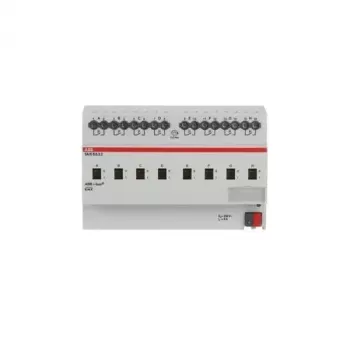 Actionneur de commutation ABB KNX 8 voies, 6 A, rail DIN, SA/S8.6.2.2, 2CDG110255R0011
