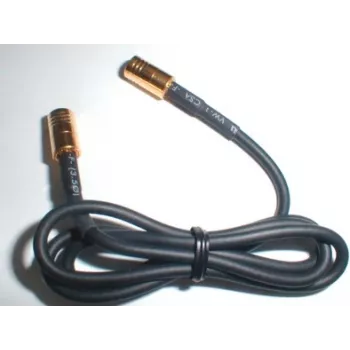 Câble d'antenne Wittenberg Antennen 1 m SMB femelle FME mâle RG174 50 Ohm noir 103517