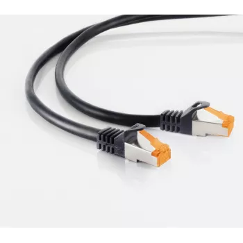 Câble de raccordement extérieur S CONN Maximum Connectivity Cat 6A S/FTP, 2 m, noir 08-26035