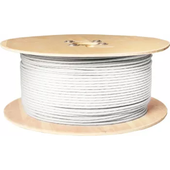S CONN MAXIMUM CONNECTIVITY Câble coaxial SAT 0,9/4,6, triple blindage, CCC > 100 dB, 500 m, blanc (15-22005006)