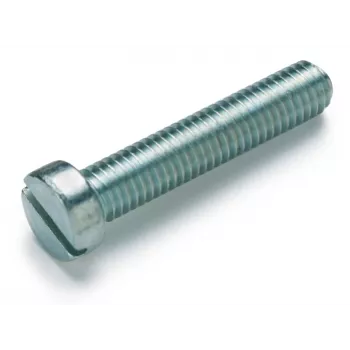 CIMCO 190862 Vis à tête cylindrique M5 x 16 mm DIN 84a zinguée fendue