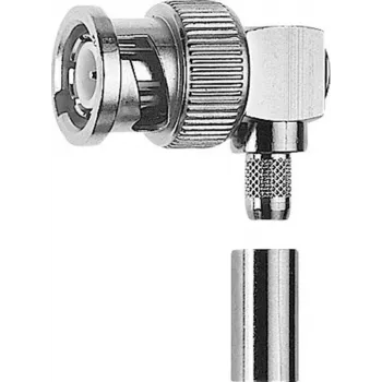 Telegärtner BNC Fiche à sertir coudée 75 Ohm, RG-179B/U, G04 J01002A0027