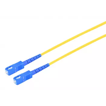 S CONN MAXIMUM CONNECTIVITY SC/SC UPC OS2 Singlemode Fibre Patch Cable, 9/125µm, Yellow, 0.5m 07-106012