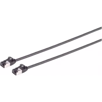 Câble patch réseau CAT 8.1 U/FTP PIMF S CONN MAXIMUM CONNECTIVITY, TPE extra fin, noir, 3,0 m 08-47045