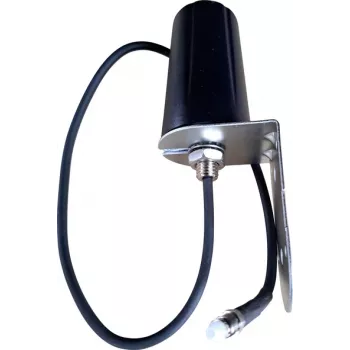 Wittenberg Antennen Poly-103556 antenne omnidirectionnelle 5G LTE, câble 0,5 m, FME femelle, 50 ohms, fixation murale/mât