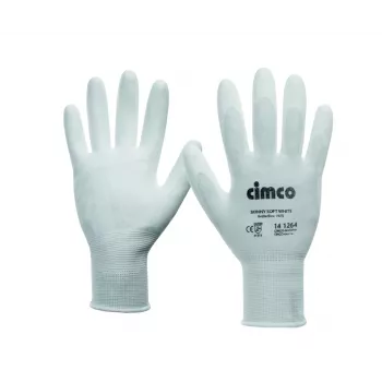 Gants de protection Cimco Skinny Soft, taille 10 (L), blanc 141264