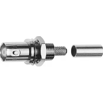 Telegärtner embase femelle BNC à sertir pour câble 50 Ohm pour RG-58 C/U (J01001A0078)