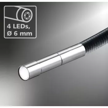 Laserliner Micro Camera sonde endoscope Ø 6 mm, 1,5 m, éclairage LED (082.221A)