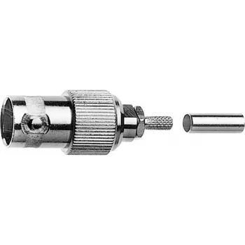 Femelle de câble BNC Telegärtner à sertir G03 50 ohms, sertir/sertir, A2913, G03 (RG178 B/U) - 1 pièce (J01001B0060)