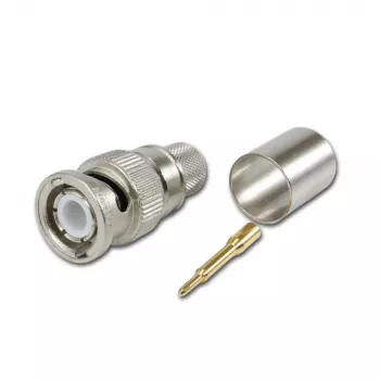 Telegärtner fiche à sertir BNC pour RG214/U & RG393/U, 50 Ohm, 1 pièce J01000A0060