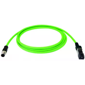 Telegärtner 100017276 câble de raccordement Cat.6A S/FTP RJ45, 1 m, vert, LSZH