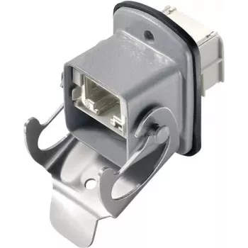 Telegärtner STX V5 ensemble de bride RJ45 variante 5 coupleur, montage sur panneau 8P8C, aluminium J80020A0007