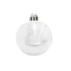 EUROPALMS Decorative Ball Set 7 cm, White, 6 Pieces (83501254)
