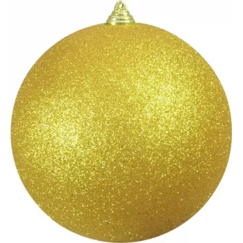 EUROPALMS Decorative Ball 20cm Gold Glitter 83501279