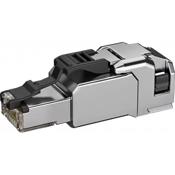 TELEGÄRTNER 100040203 module keystone RJ45 Cat.6A blindé sans outil IDC