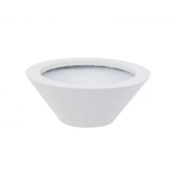 EUROPALMS Leichtsinn Bowl-15 Decorative Bowl, White, Glossy 83011822
