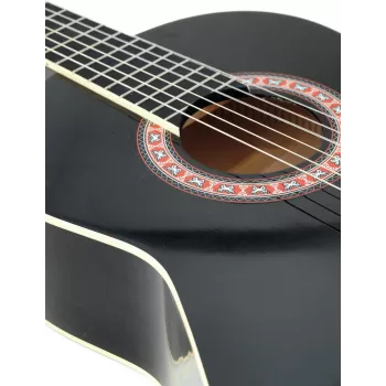 DIMAVERY AC-303 Classical Guitar, Black (26241006)