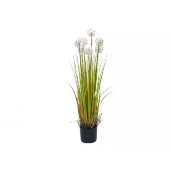 EUROPALMS Artificial Dandelion Flower, 107cm, White 82600133