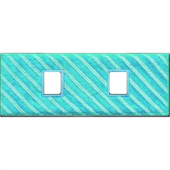 Chiffon de nettoyage de sol TechniSat pour robot aspirateur TechniMax AS7 (lot de 2, gris) 0060/7041