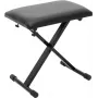 Banc de clavier pliable Dimavery KEB-1, réglable en hauteur, rembourré, noir
