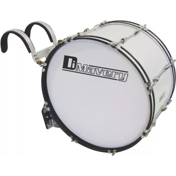 Grosse caisse de marche DIMAVERY MB-422 22x12 blanche 26010360