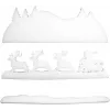 Tapis de neige paysage d'hiver EUROPALMS, ignifuge B1 (83501600)