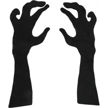 EUROPALMS Silhouette Arms, 40cm, Black, Polyethylene, Pair (83505005)