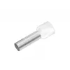 Cimco 187002 Partially Insulated Wire End Ferrule, 0.5 mm², White, 100 pcs