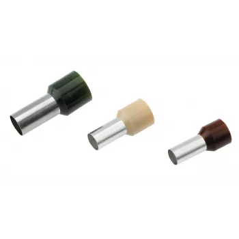 Cimco 187101 embout de fil 0,14 mm² semi-isolé marron 100 pièces