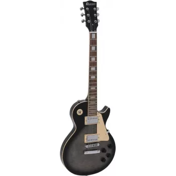 Guitare électrique DIMAVERY LP-750, Translucent Gray Blackburst 26219396
