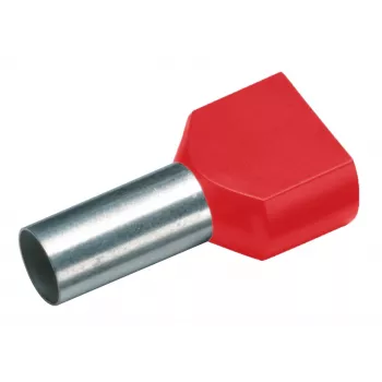 Cimco 187720 embout de fil double 1 mm² partiellement isolé rouge 100 pièces