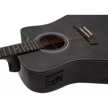 Guitare acoustique Dimavery STW-90 Dreadnought, Vintage Black 26245082