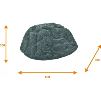EUROPALMS Decorative Rock Vulcano, Fiberglass, Multi-color 83313231