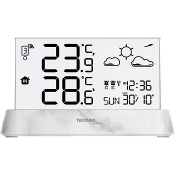 Thermomètre sans fil Techno Line WS6782 avec prise en charge de capteur 3 canaux
