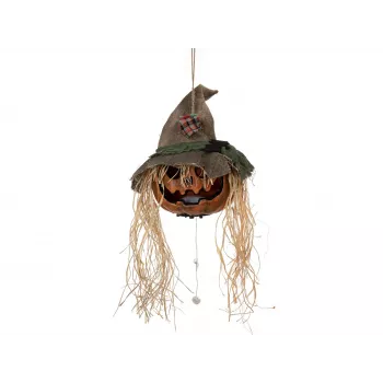 Tête de citrouille maudite Halloween EUROPALMS, 70 cm (83316171)