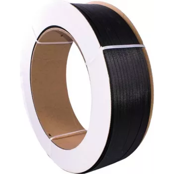Feuillard de cerclage PP Banholzer & Wenz pack de petits rouleaux 12,7 mm, 4 rouleaux x 700 m, noyau 62 mm (30311)