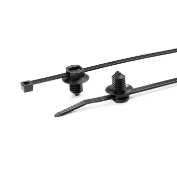 HellermannTyton T30LFT6LG attache-câble en polyamide noir 150 mm x 3,6 mm, pack de 500 150-31097