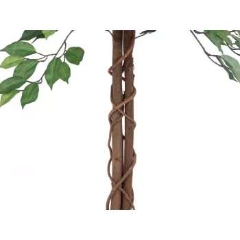 EUROPALMS Ficus Benjamina plante artificielle à plusieurs tiges, 150 cm 82506125