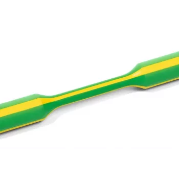 HellermannTyton TREDUX gaine thermorétractable 3:1 12 mm à 4 mm vert/jaune 1 m 10 pièces