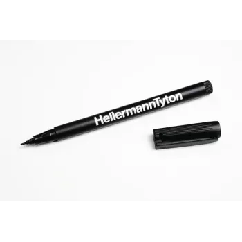 HellermannTyton 500-50820 marqueur permanent noir pointe ronde 2 pièces