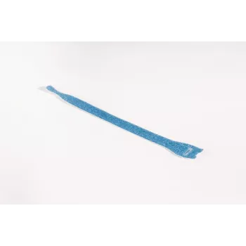 HellermannTyton TEXTIE-M collier de serrage velcro réutilisable 200 mm x 12,5 mm bleu (pack de 10) 130-00018