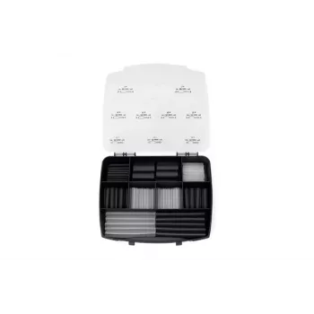 Assortiment de gaines thermorétractables HellermannTyton 380-03004, 3:1, noir, 130 pièces