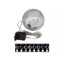 Boule de neige LED EUROPALMS 15 cm, rouge 83501243