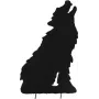 Silhouette loup EUROPALMS, 63 cm 83505002
